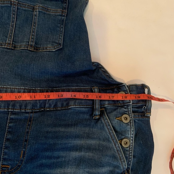 Torrid Blue Denim Distressed Women’s Overalls Size 16 - Picture 8 of 11